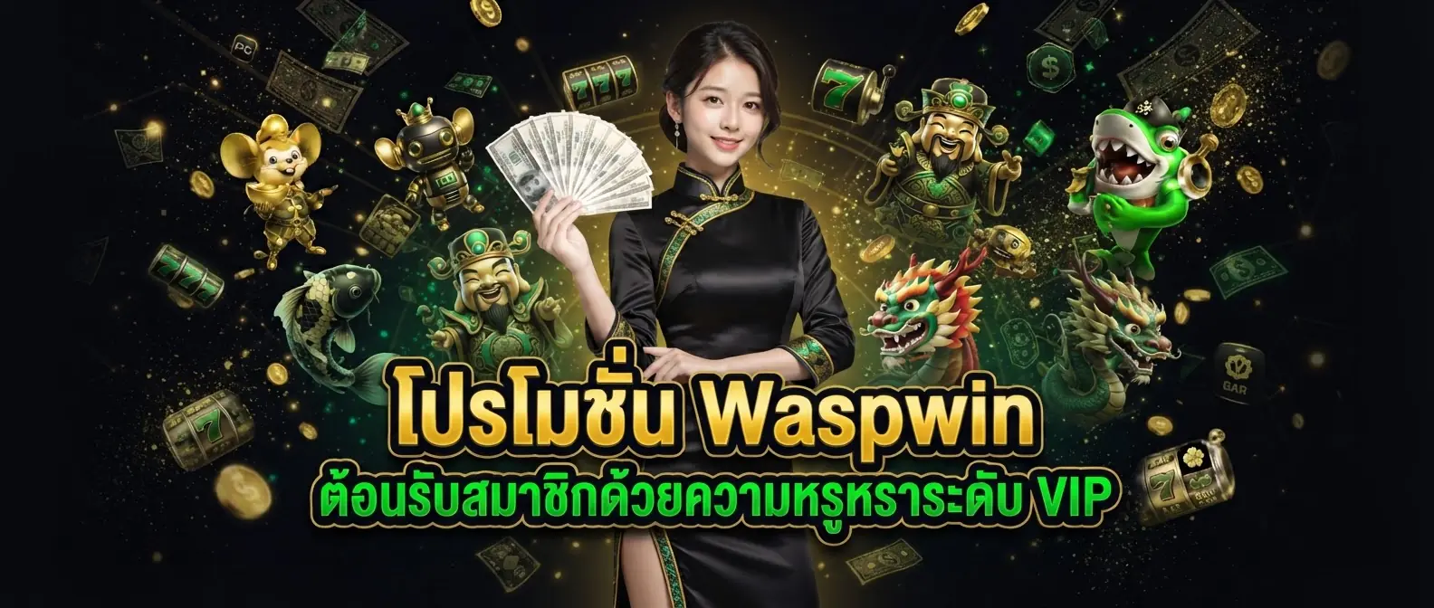 โปรโมชั่น Waspwin ต้อนรับสมาชิกด้วยความหรูหราระดับ VIP